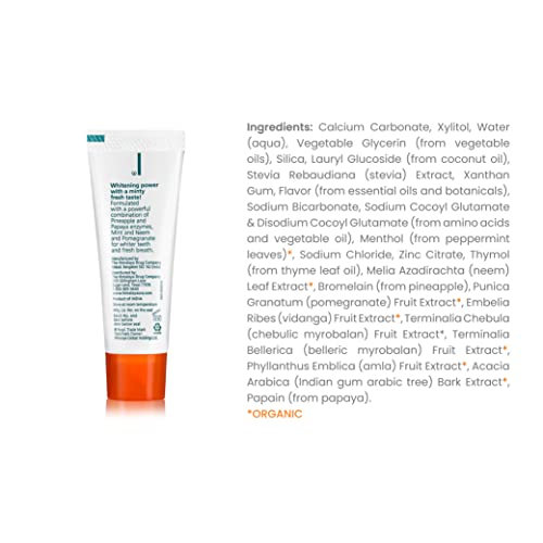 Himalaya Botanique Whitening Complete Care Toothpaste Travel Size 20 Pack - Mint Flavor