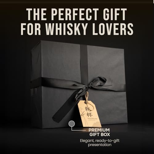 Japanese Crystal Whisky Decanter 750ml - Storm-Inspired Lead-Free Glass Gift for Men