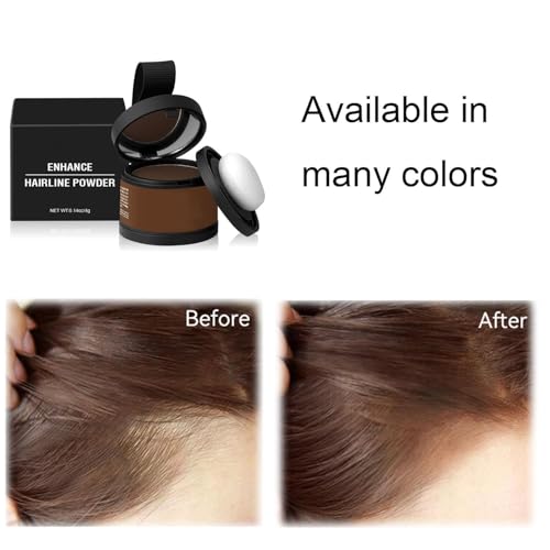Nivaro Polvo Capilar, Nivaro Hair Cover up Powder, Grey Hair Coverage Touch Up, Root Touch up Hair Color for Gray Coverage, Bald Spot Concealing Hair Powder (White)
