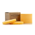 Natural Yellow Compressed Cellulose Facial Sponges - 50 Count, Reusable & Gentle for All Skin Types