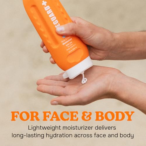 LIFEGUARD Daily Body & Face Moisturizer - Deep Hydrating and Moisturizing for Face and Body, Daily use, Suitable for All Skin Type, Sensitive Skin, Lightweight - 8 fl. oz.