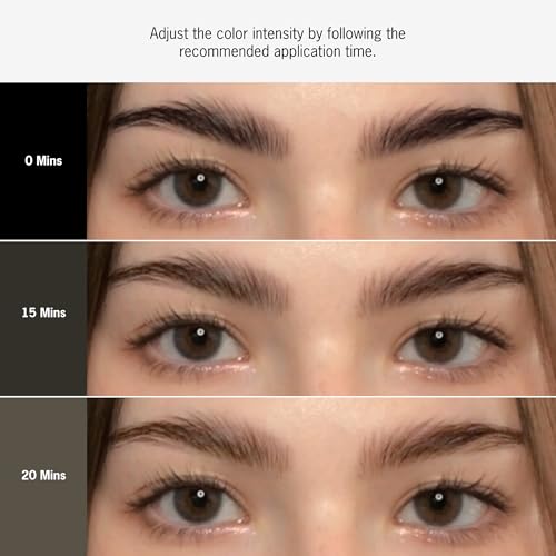 Ash Brown Eyebrow Tint Kit Long-Lasting Up to 4 Weeks with Aloe Vera & Moringa