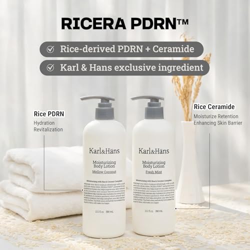 Coconut Body Lotion 13.2 fl oz with Rice PDRN & Ceramide - Deep Moisture