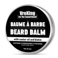 Biotin Beard Balm For Men With Castor Oil, Organic Mens Beard Balm, Beard Butter Leave In Conditioner, Beard Thickener Moisturizer Softener For Men Coarse Facial Hair, Milky, 60g
