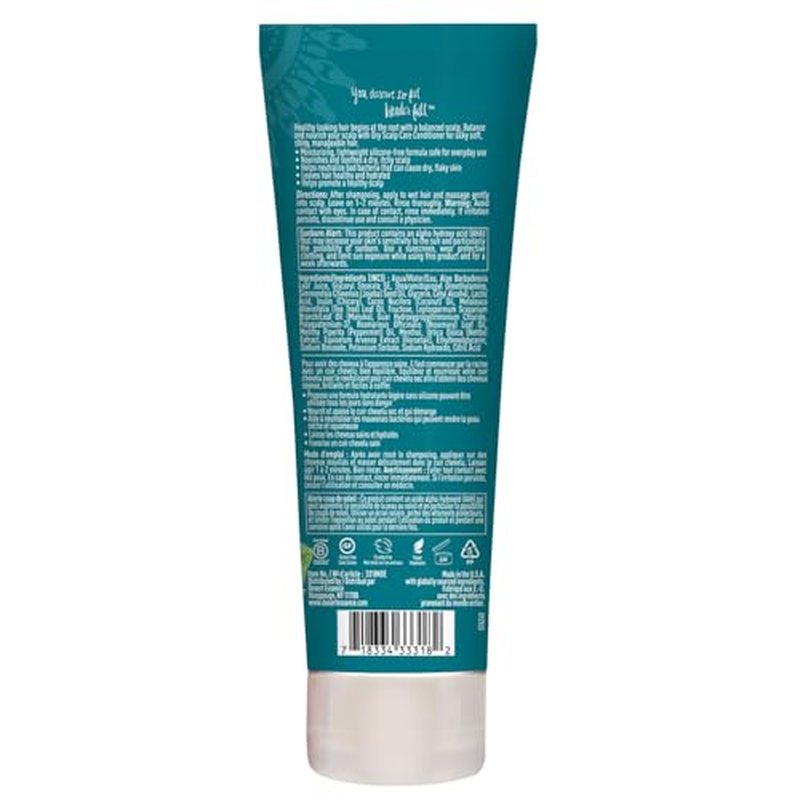 Desert Essence Dry Scalp Conditioner ? Tea Tree & Manuka Oil with Aloe & Peppermint ? Lightweight, Silicone-Free Formula for Dry, Itchy Scalp Relief ? Nourishes & Soothes for Soft, Shiny Hair ? 8 oz