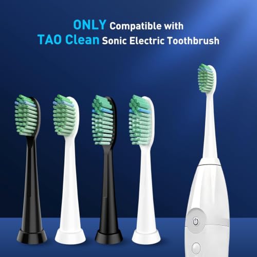 Electric Toothbrush Replacement Heads for Tao Clean - 10 Pack