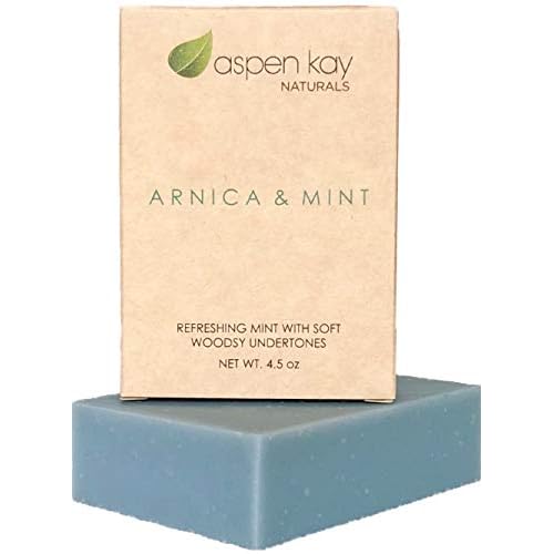 Soap Set - Made with Natural and Organic Ingredients. Gentle Soap. 1 Arnica & Mint - 1 Calamine Soap ? 1 Neem Soap - 4.5oz Bar