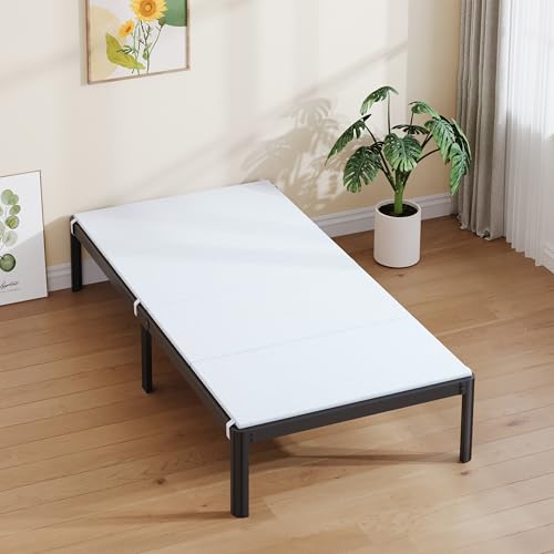 Twin Bunkie Board Support - White High-Density Mattress Foundation