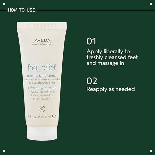 Aveda Foot Relief Moisturizing Creme 4.2 Fl Oz - Exfoliates & Softens Dry Feet