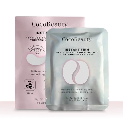 InstaFirm Eye Patches ? Under Eye Mask for Puffiness and Dark Circles ? Topicals Eye Treatment for Women & Men ? Eye Bags Solution ? Hydrating Eye Masks for Health and Beauty (32 pairs)