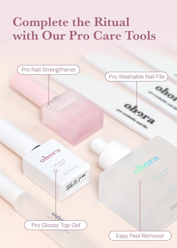ohora Pro Nail Strengthener - Gel Nail Care for Healthy, Strong Nails