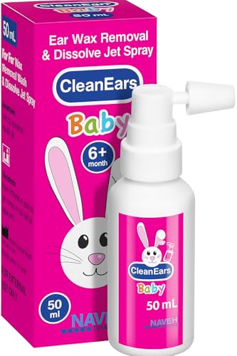Baby Ear Wax Removal Spray 1.69 oz Gentle Softening for Infants & Children - Non-Greasy, Easy Application