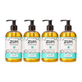 Zum Indigo Wild Hand Soap - Natural Liquid Hand Soap - for Bathroom & Kitchen - Sea Salt Scent - 12 oz (4 Pack)