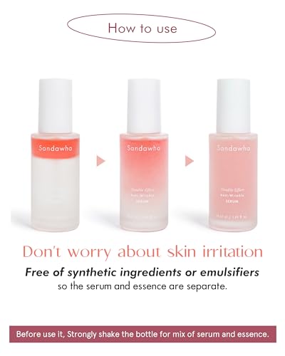 Anti-Aging Face Serum with Camellia Extract - Vegan Double Effect Hydrating & Wrinkle Smoothing