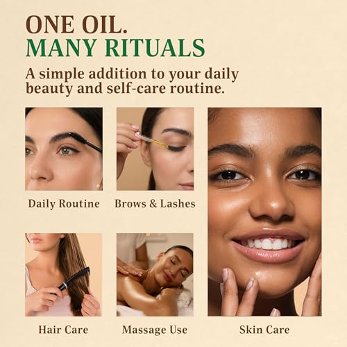 Organic Castor Oil - Cold Pressed, Unrefined, USDA Certified, Hexane-Free for Hair & Skin Care