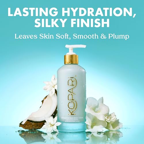 Hydrating Silk Body Cream with Hyaluronic & Polyglutamic Acids - Sweet Coconut Milk Scent - 6.7 fl oz - Variation: Sweet Coconut Milk / 6.7 Fl Oz
