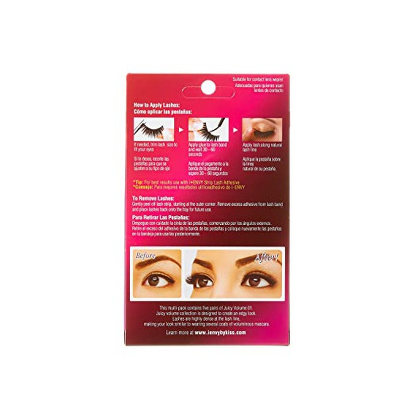 KISS I Envy Multi Pack Eyelashes Juicy Volume 01 KPEM12