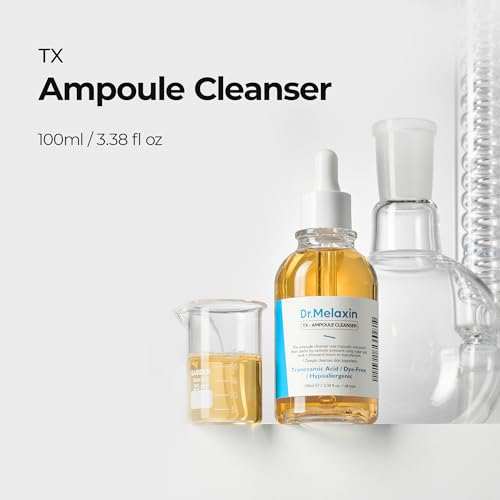 Dr.Melaxin TX Tranexamic Acid Ampoule Cleanser 100ml - Gentle Moisturizing Face Wash for Sensitive Skin