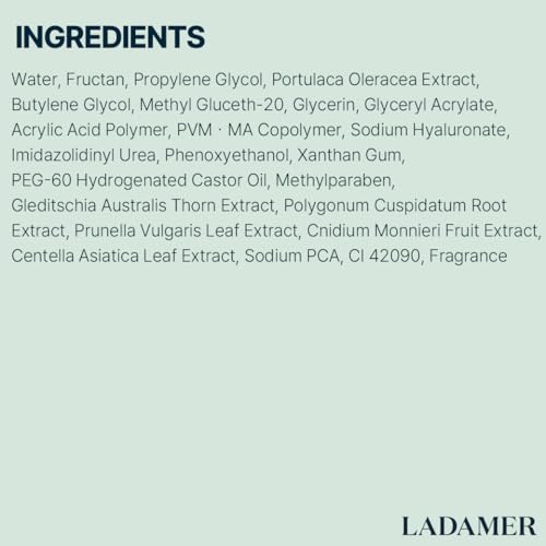 LADAMER-Snail-Mucin-Ampoule-Hyaluronic Acid-Enriched Hydrating Serum Clinical Spa Cosmetic Premium Korean Skincare Acell-300 0.16 fl.oz x 10 packs