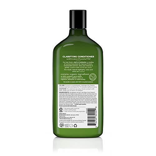 Clarifying Lemon Conditioner for Thinning Hair - 11 oz Pack of 2