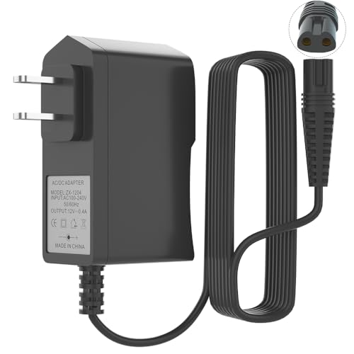 Shaver Charger for Braun Series 7 9 3 5 1, Electric Razor Shaver Adapter Power Supply Cord for Braun 3040s 340s 9385cc 370 720 760cc 790cc 720s-4 7865cc 9090cc 9330s 5018s 7020s 9095cc 390cc More