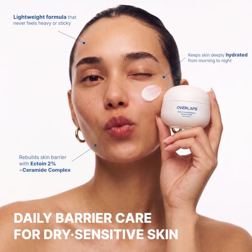 Overlaps Ectoin Moisture Barrier Cream - Hydrating Skin Repair, 1.69 fl oz