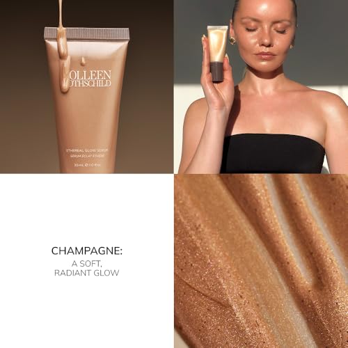 Ethereal Glow Serum - Radiance Barrier Skin Elixir with Champagne Variation