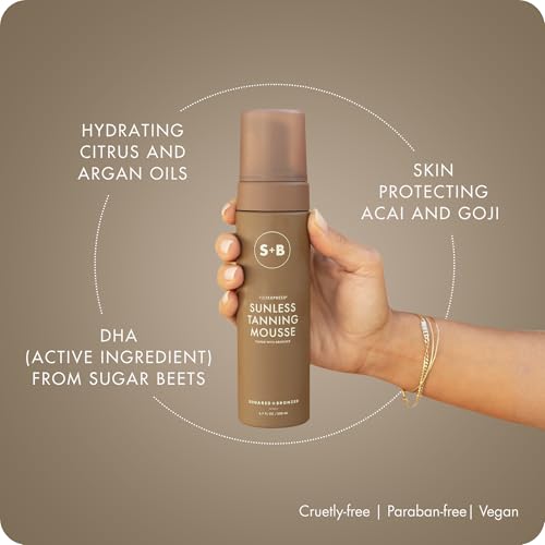 Self Tanning Mousse with Bronzer - Natural Glow, 6 fl oz