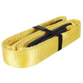 Lift Sling Straps,2" x 7' Heavy Duty Flat Eye 2-Ply Nylon Lifting Slings Straps, Lifting Straps for Hoisting Moving Rigging Towing Tree Saver 6500 lbs Vertical, 5200 Choker, 13000 Basket
