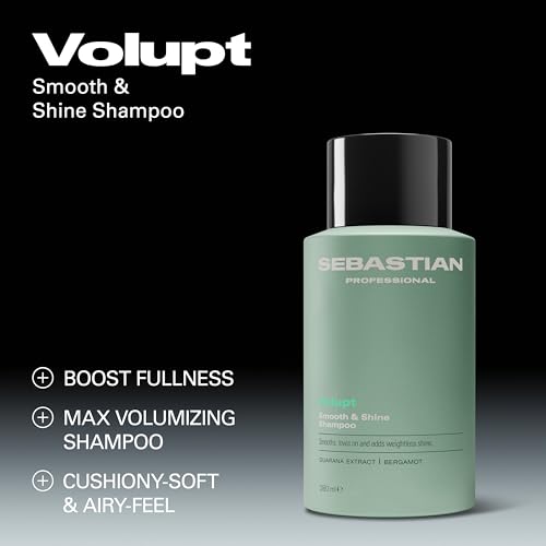 Sebastian Professional Volupt Max Volumizing Shampoo 8.4 Fl Oz - Lightweight Thickening Hair Care