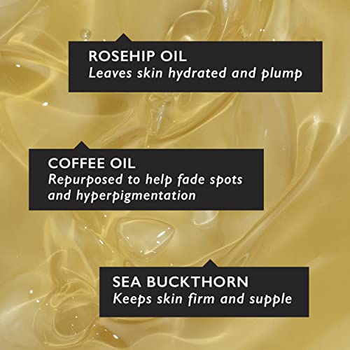 Organic Face Serum with Coffee Oil, Vitamin C & Rosehip for Brightening - Vegan & Cruelty-Free - 1oz