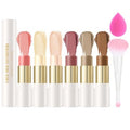 6 Colors Cream Contour Stick Set,Double-ended Cream Bronzer Stick,Highlighter Stick,Blush Stick,Professional Highlighter Makeup Contour Kit,Easy to Sculp Contorno Maquillaje£¨Set A£©