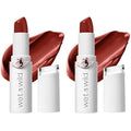 wet n wild Lipstick Mega Last High-Shine Lipstick Lip Color Makeup, Red Crimson Crime (Pack of 2)