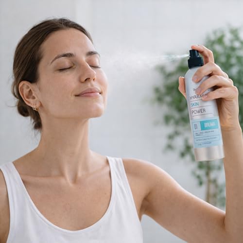 Hydrating Facial Mist with Hyaluronic Acid & Rose Water - Vegan Skin Toner Spray