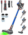 Cordless Stick Vacuum Cleaner 500W 45KPa Blue - Powerful Home Cleaning