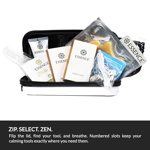 HONÉ White Travel Toiletry Kit for Women – Compact Organizer Case