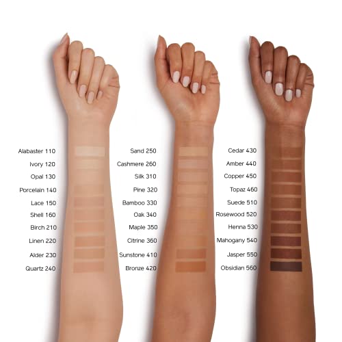 Shiseido Synchro Skin Self-Refreshing Foundation SPF 30 - Medium, Buildable Coverage + 24-Hour Wear - Waterproof & Transfer Resistant - Non-Comedogenic
