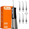 Bitvae 260ml Cordless Water Dental Flosser Black - Oral Irrigator for Teeth, Sensitive & Deep Cleaning