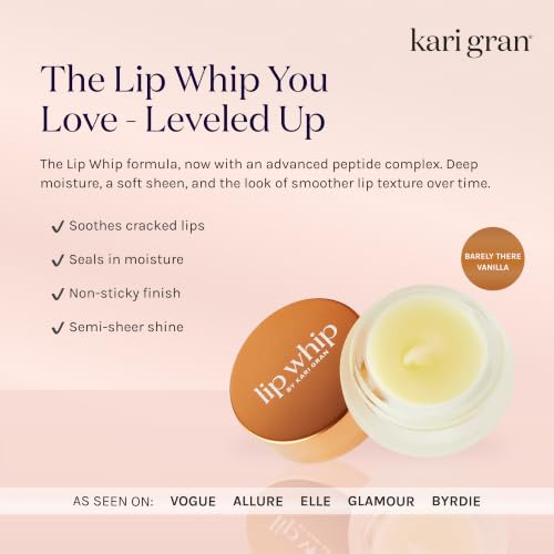 Lip Balm with Peptides - Vanilla Smoothing Lip Treatment - Barely There Variation