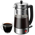 10-Cup Electric Percolator Coffee Pot with Borosilicate Glass Carafe
