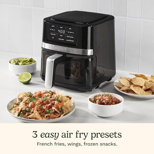 Cuisinart 2.6 Qt. Compact Air Fryer with Window - Stainless Steel & Black