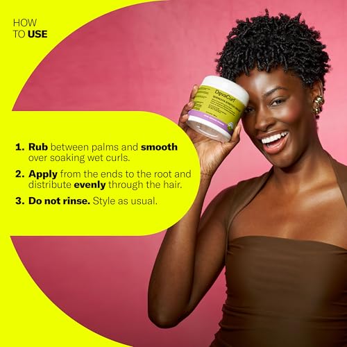 Moisturizing Curl Cream - Quench'n Stretch 12Oz for Defined, Frizz-Free Curls
