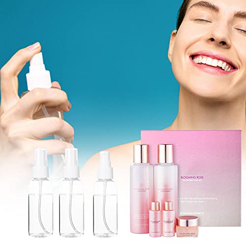 APACALI 50 Pack 2 Oz Clear Fine Mist Spray Bottles - Leak-Proof Travel Reusable