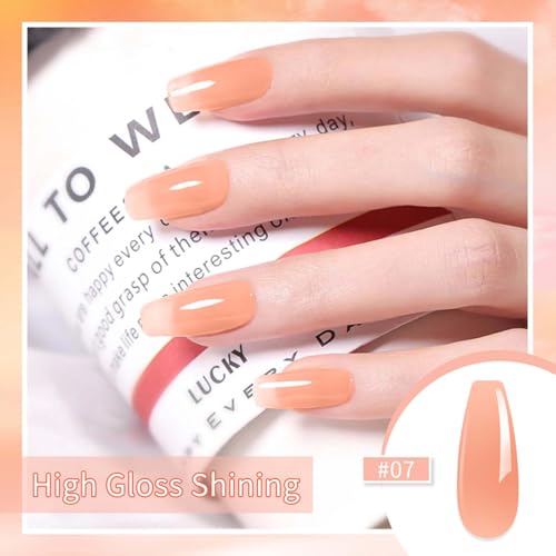 Gel Nail Polish Set 9pcs 15ml Black White Pink Series UV LED Soak Off Nail Art Kit - Variation 145A