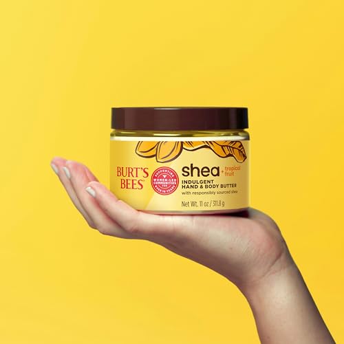 Burt's Bees Shea + Tropical Fruit Hand & Body Butter 11 oz. - Nourishing Moisturizer