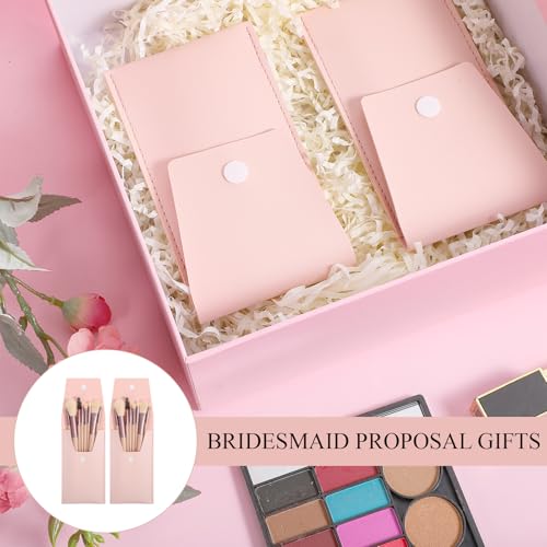 Mini Travel Makeup Brush Set 24 Pcs with Bag - Compact & Soft