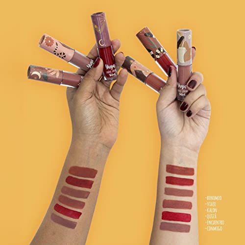 Cruelty-Free Long-Lasting Lipstick with Velvet Finish & Unique Cap Design