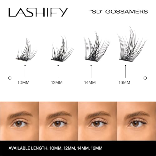 Lashify Stardust 14mm Gossamer Multi-Layered False Eyelash Refill Black - Variation of THIS listing