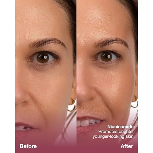 Mineral Fusion Sheer Tint SPF Face Serum (Light) - Tinted Broad Spectrum SPF 50 Mineral Zinc Oxide Sunscreen - Sheer Coverage Makeup, Lightweight & Dewy Finish - With Niacinamide, Aloe Vera - 1 Fl Oz