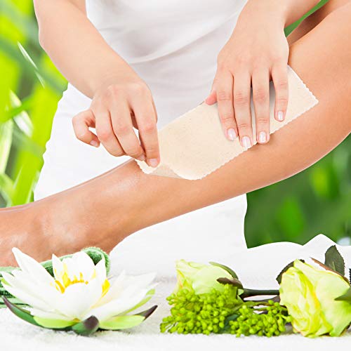 1000 Pcs Muslin Waxing Strips for Hair Removal - Durable Epilating Sheets - Size 7x20cm - Suitable for Face, Legs, Arms, Underarms - Variation: 1000
